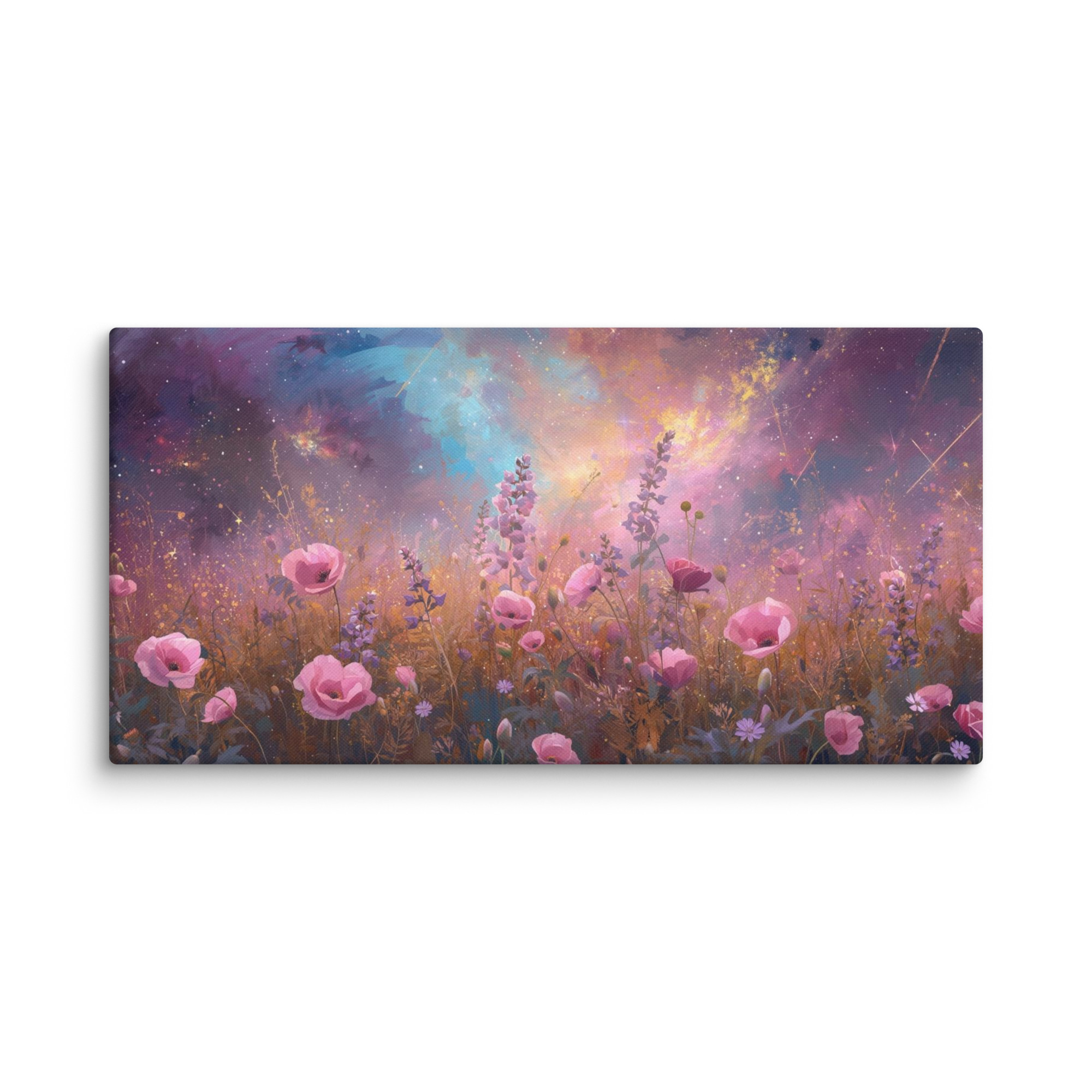 Galerie peintures Tableau décoratif mural Nébuleuse coquelicots #4 ( taille en inch)