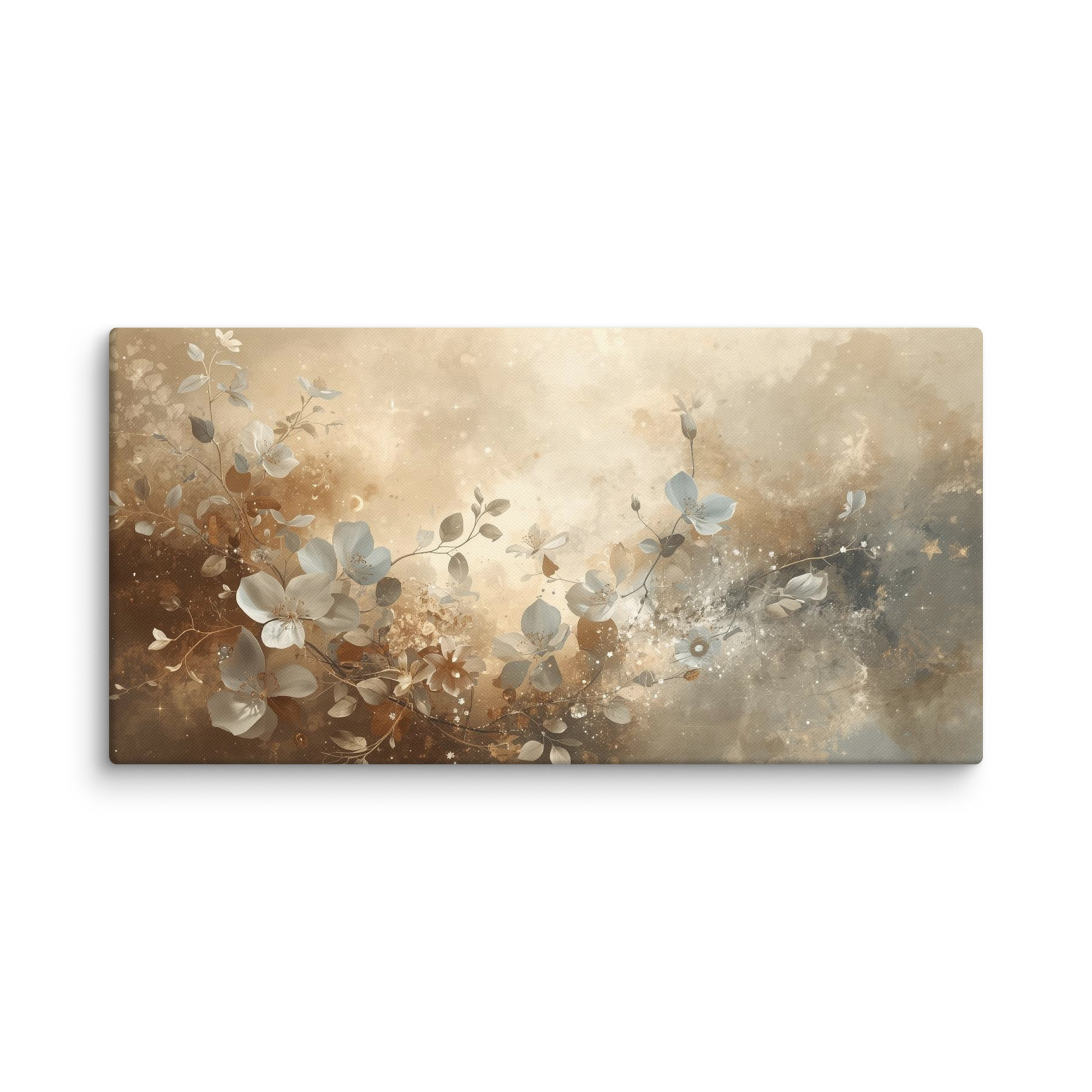 Galerie peintures Tableau décoratif Or floral #5 ( taille en inch)