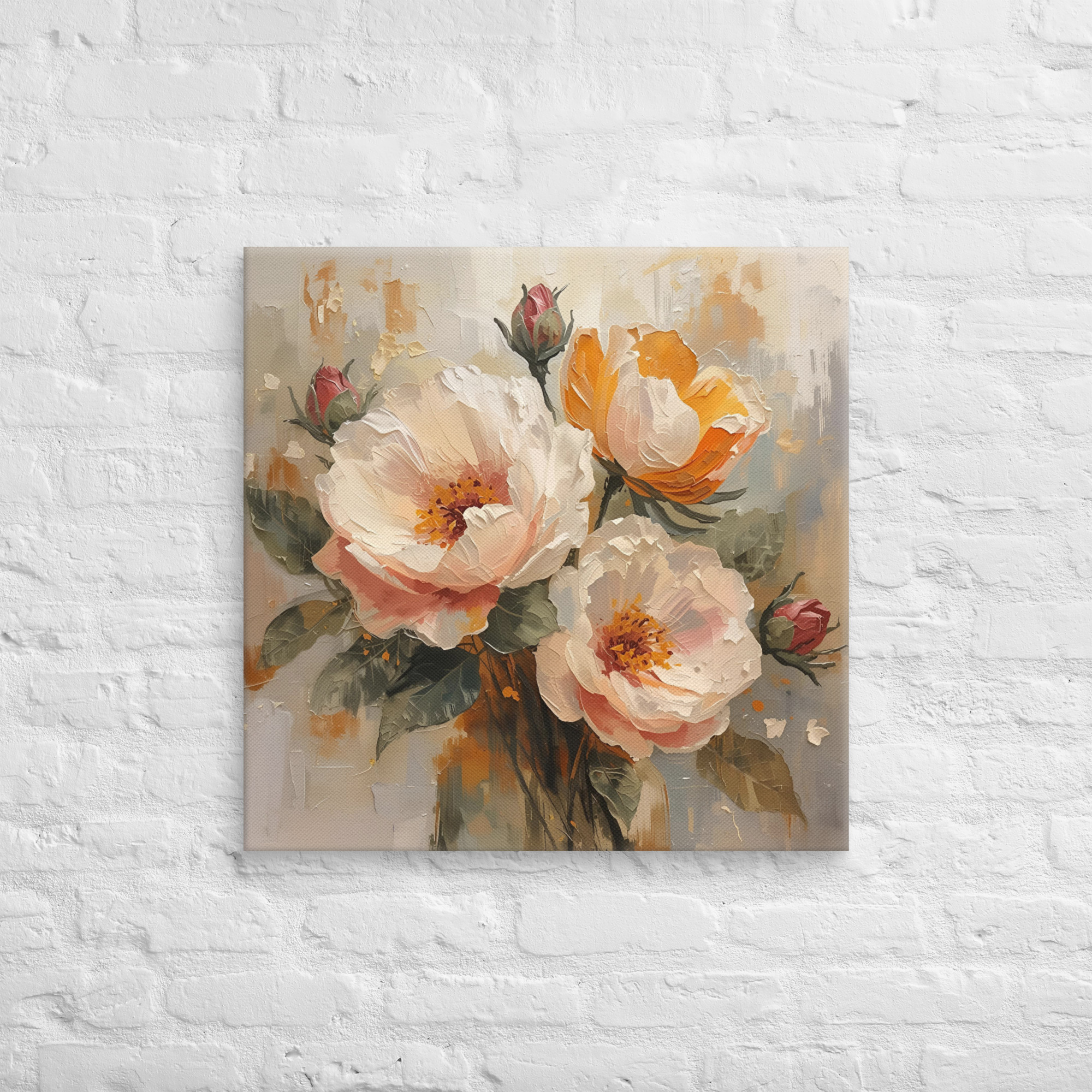 tableau décoratif salon pastel floral tableau décoratif salon pastel floral