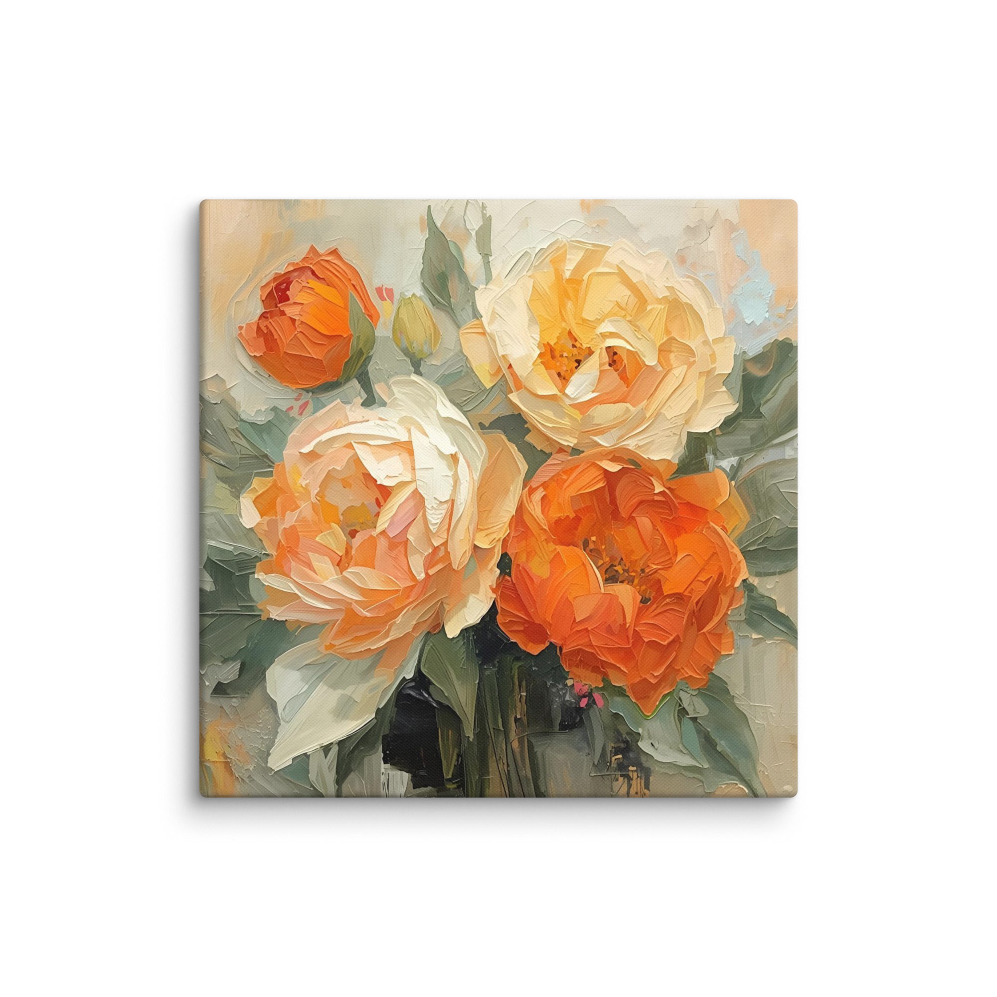 tableau décoratif salon warm floral #3 tableau décoratif salon warm floral #3