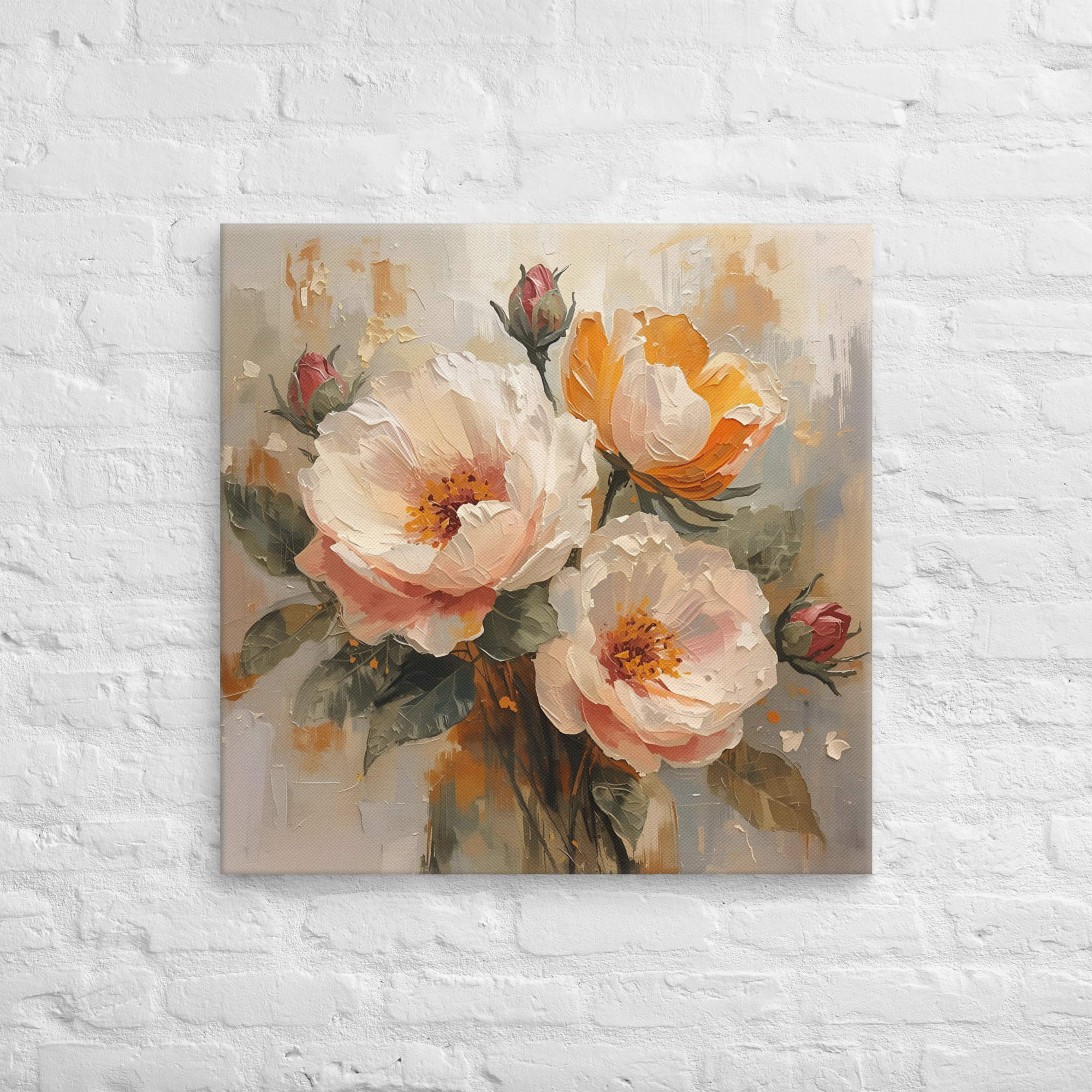 tableau décoratif salon pastel floral tableau décoratif salon pastel floral