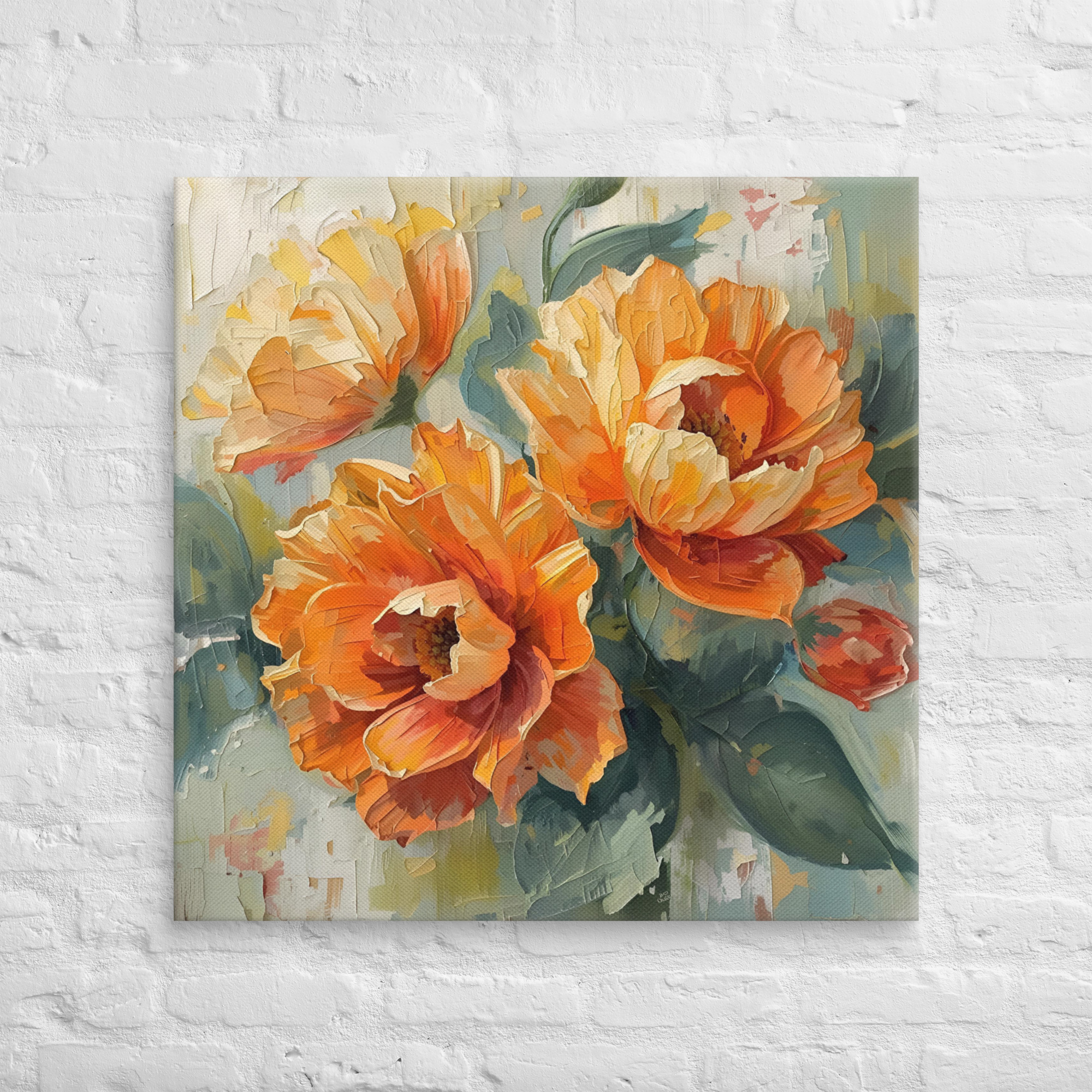 tableau décoratif pour intérieur "warm floral" tableau décoratif pour intérieur "warm floral"