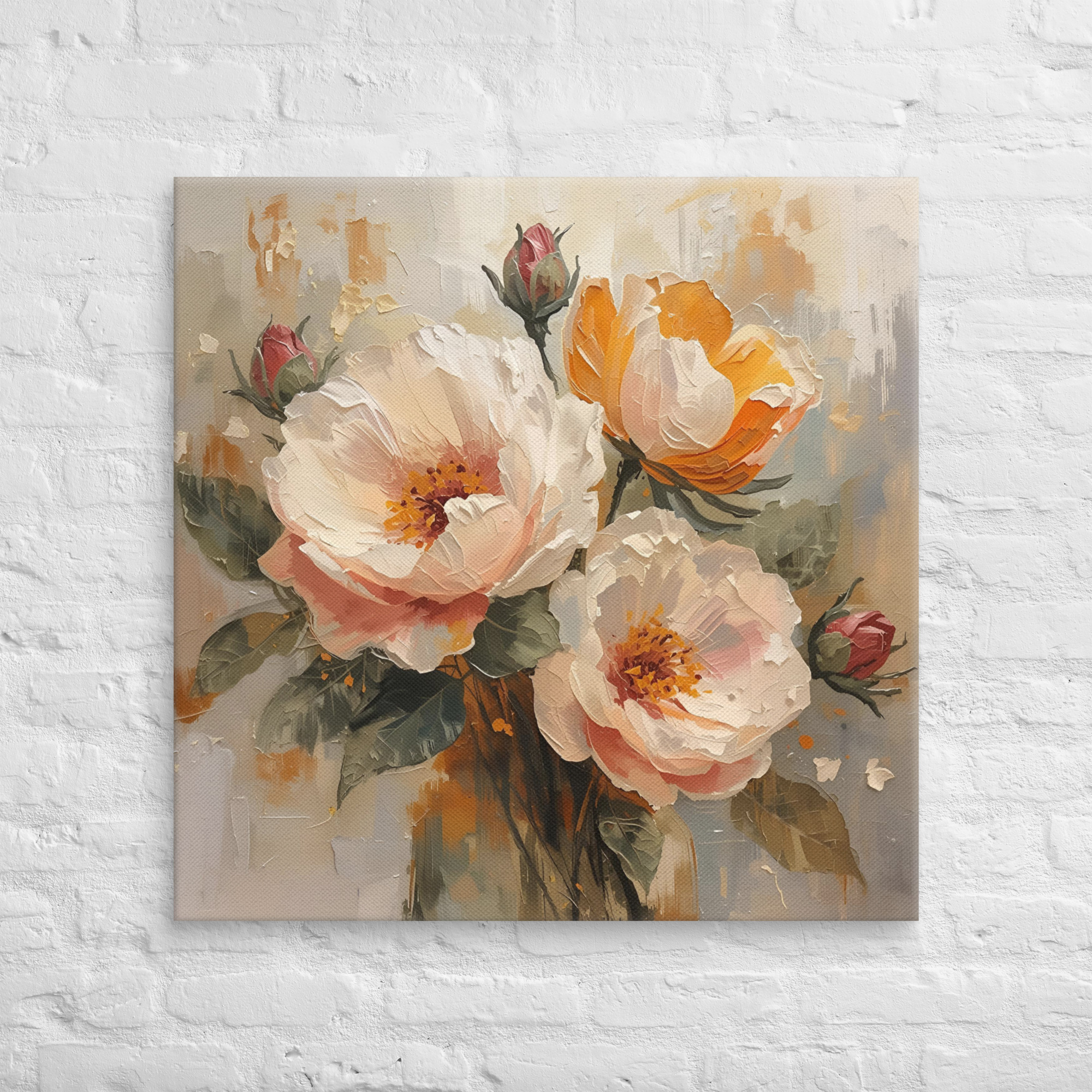 tableau décoratif salon pastel floral tableau décoratif salon pastel floral