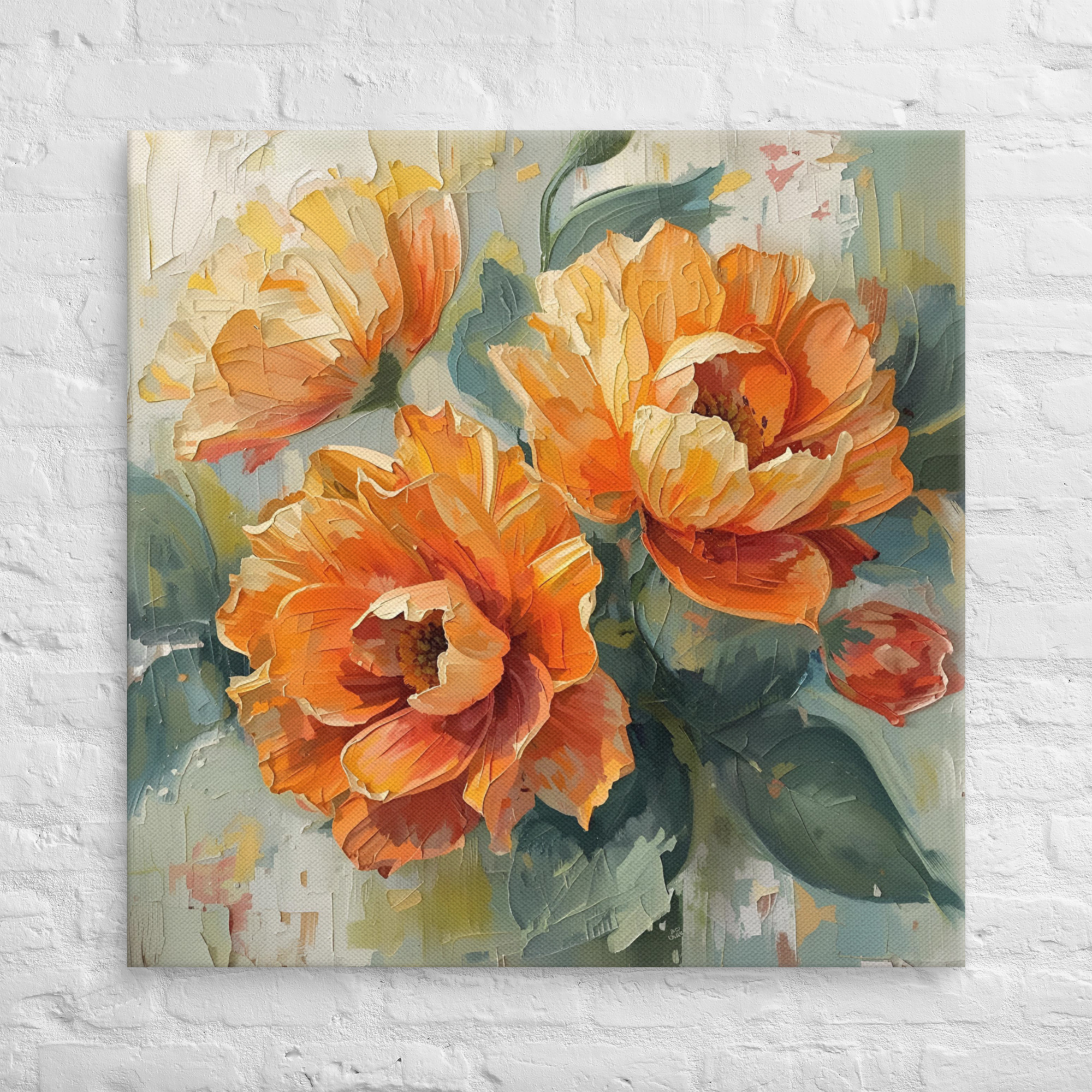 tableau décoratif pour intérieur "warm floral" tableau décoratif pour intérieur "warm floral"