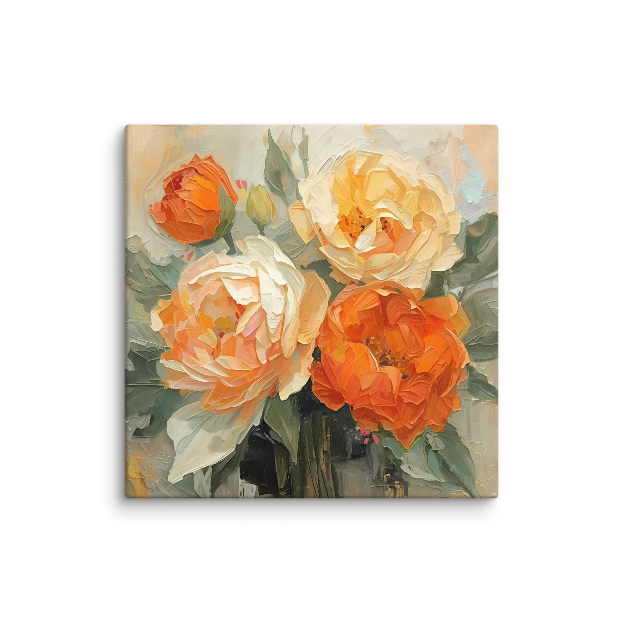 tableau décoratif salon warm floral #3 tableau décoratif salon warm floral #3