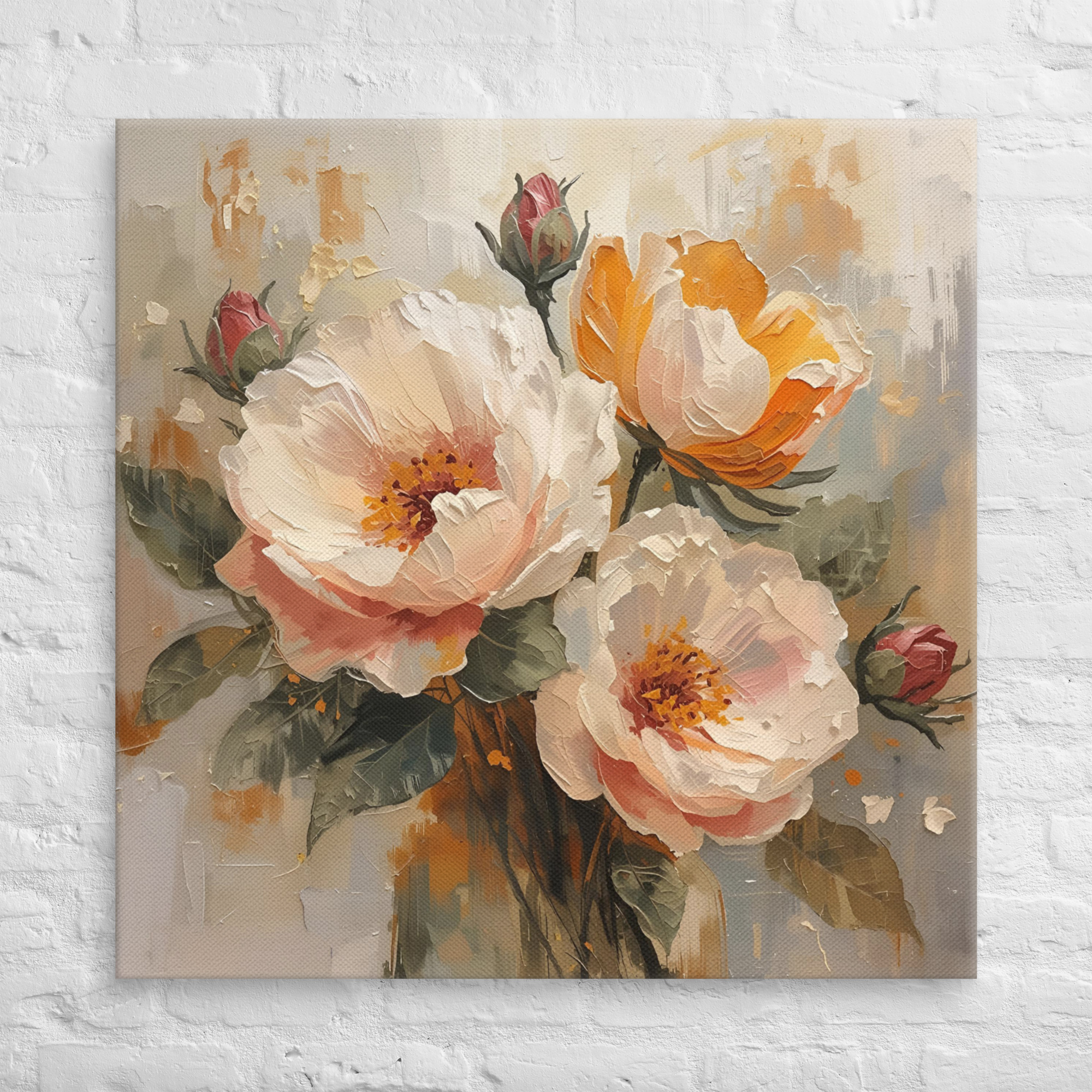 tableau décoratif salon pastel floral tableau décoratif salon pastel floral